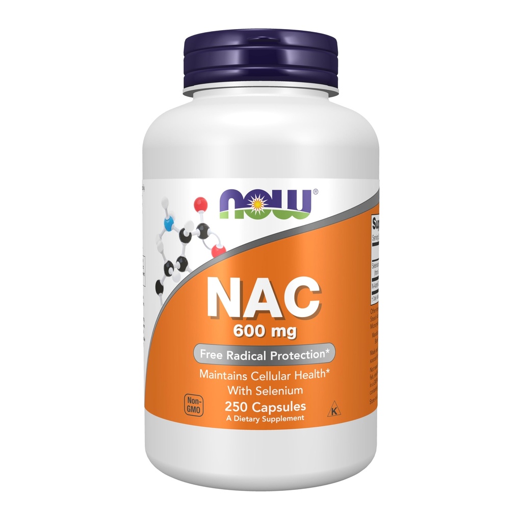 Teraz doplnky, NAC (N-acetylcysteín) 600 mg s selénium, 250 Veg kapsúl