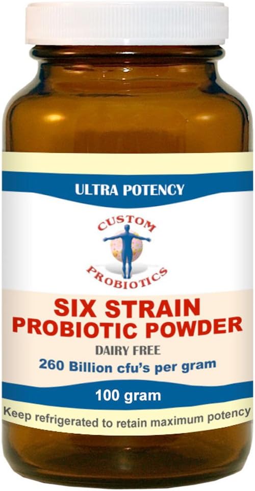 Vlastné probiotiká Šesť kmeň probiotický prášok (100 gram)