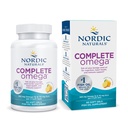 Nordic Naturals Complete Omega, Citrónová príchuť - 60 mäkkých gélov - 565 mg Omega-3 - EPA a DHA s pridanou GLA - zdravá koža, kognitívne, pozitívna nálada - non-GMO - 30 porcií