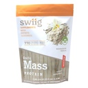 swiig Mass Builder Protein Powder, Madagaskar Vanilla, žiadne GMO zložky, žiadne umelé príchute, farby alebo sladidlá, žiadne výplne, 3,3 libra taška