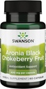 Swanson Full Spectrum Aronia (Chokeberry) 400 Milligrams 60 Kapsule