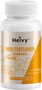 Heivy Batoľatá Multivitamíny, Deti Žuvacie vitamín D3, C, Vitamín B12, B6, Vitamín A, E a Zinok pre imunitnú podporu a zdravie, 120 Žuvacie tablety
