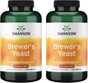 Swanson Brewer kvasinka - B komplex vitamínová formula (500 mg, 500 tabliet) (2 balenia)