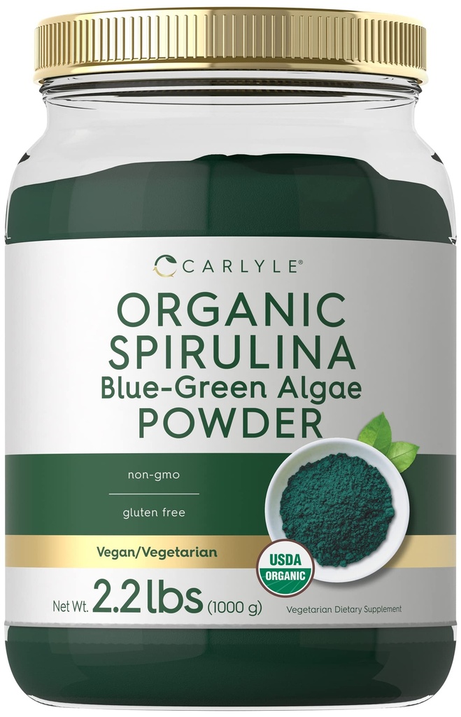 Carlyle Organic Spirulina Powder 2,2 lbs 