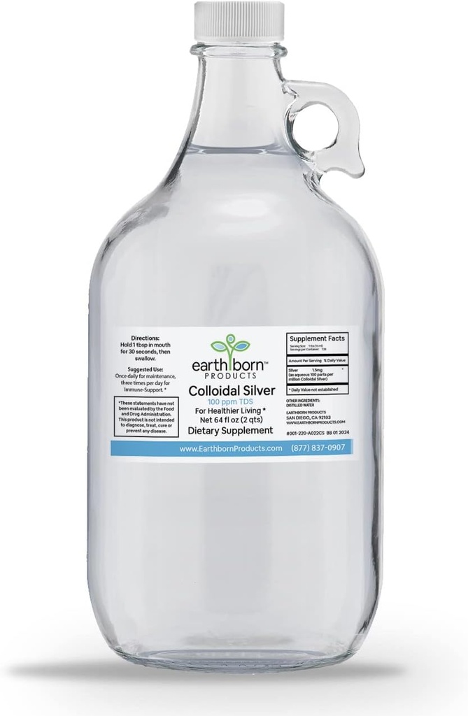Monatomické koloidné striebro (64OZ)
