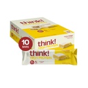 Mysli! Bielkovinové tyčinky, vysoko Bielkovinové klince, bezlepkové, Košer priateľsky, Lemon Delight, Nutrition Bars, 2,1 Oz per Bar, 10 gróf (Packaging May Vary)