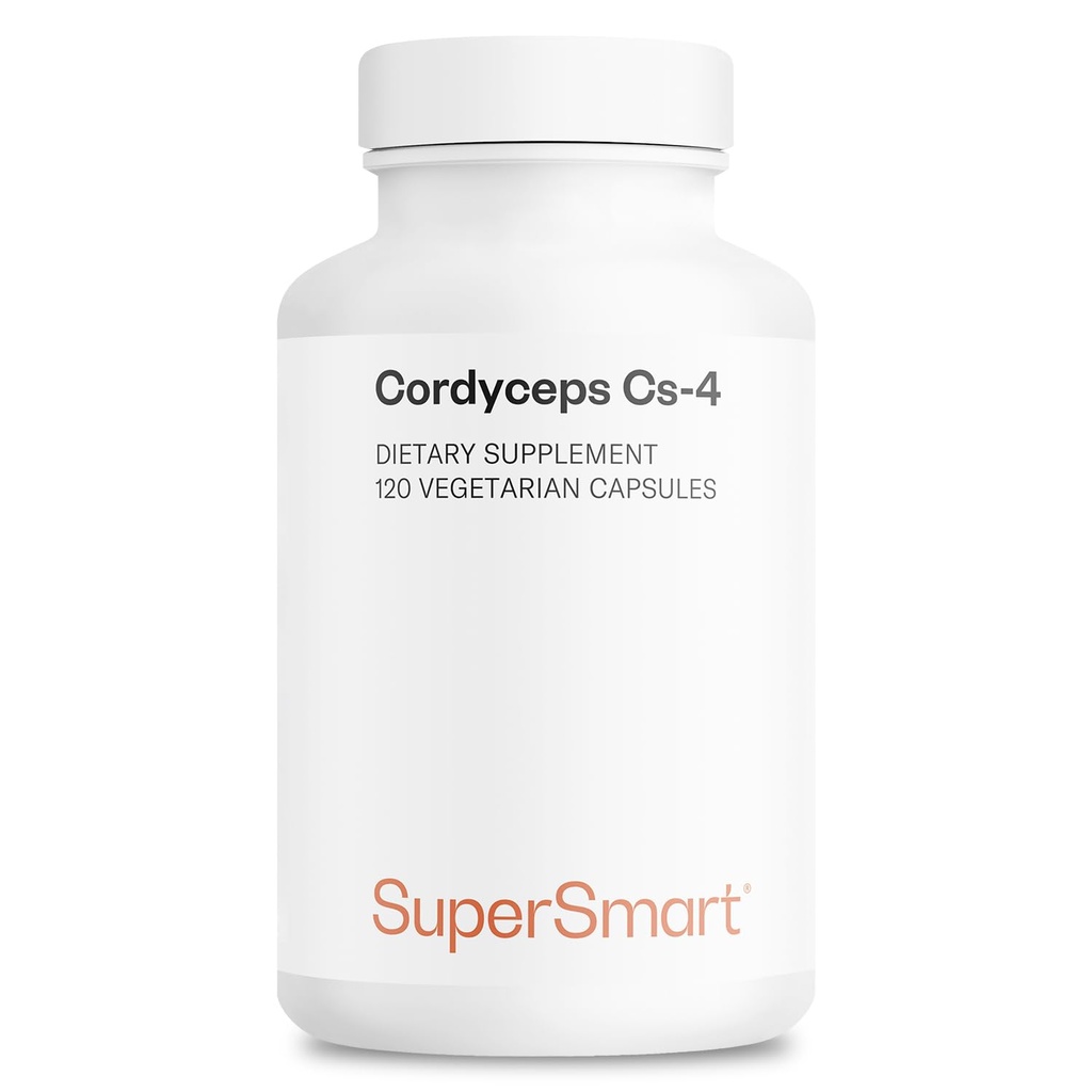 Supersmart - Cordyceps Cs-4 3150mg per day (Hight Strength) - Cordyceps Mushroom Supplement - Endurance & Energy 