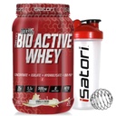 iSatori Bio-Active Srvátka Protein prášok - Vanilla Swirl (30 Servings) a iSatori Classic Blender fľaša (Clear fľaša s červeným vrchným)