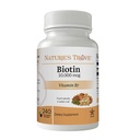 Nature's Trove Biotin 10 000 mcg 240 EZ Chew Tablets Cherry Flavor
