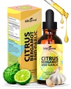 KIKI Green Liquid Citrus Bergamot & Cesnak Extract - Citrus Bergamot Supplement for Heart Health, Immune System Support and Healthy Aging Non-GMO, Gluten-Free Supplement 2 Fl Oz.