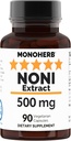 Noni Extract 500 mg - 90 Veg Kapsule - Morinda Citrifolia - 90 Servírovanie