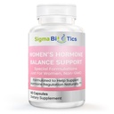 Ženy Hormone Balance Support - Bylinné doplnky pre Menopause, Hormonálne a reprodukčné zdravie - Non-GMO doplnky so sójou Isoflavones, Black Cohosh, Dong Quai - 60 Kapsule