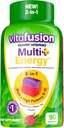 Vitafusion Multi + Energy* Gummy vitamíny, obsahuje B vitamíny poskytnúť podporu energetického metabolizmu *, 90 Počet