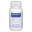 Pure Encapsulations Vitamín D3 125 μg (5 000 IU) - Supplement to Support Bone, Joint, Marth, Heart, Colon, and Immune Health* - with Vitamin D - 60 Kapsule