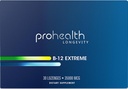 ProHealth Vitamín B 12 Extrémna - 35,000 μg Mega Dose, 7 X Sila (30 Sublingválnych Dissolvovateľných tabliet) Extra sila, B 12 Vitamín, Metylkobalamín, Dibenkozid, Cyanokobalamín, Hydroxokobalamín