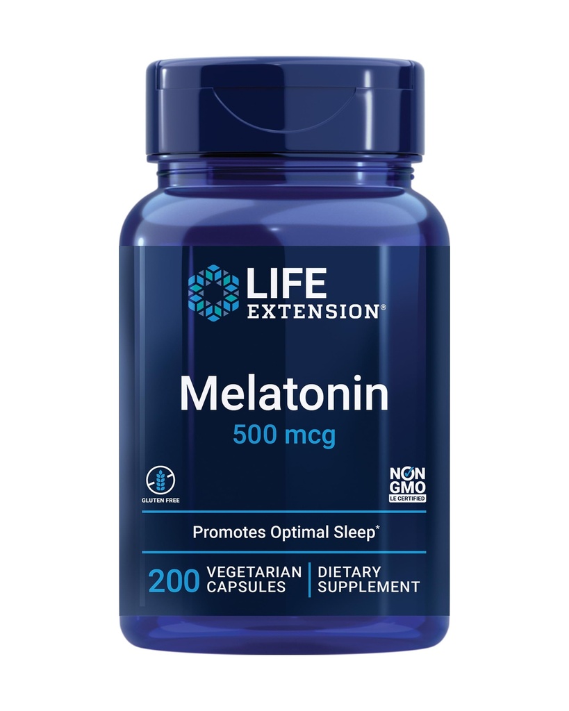 Extension life Melatonin, 500 mcg 