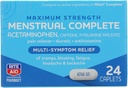 Rite Aid, Lekáreň Menstrual Multi Symptom Relief Caplets Maximálna sila, 24 Počet
