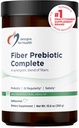 Designs for Health Fiber Prebiotic Complete - 12 Digestive Fiber Blend Powder Supplement w/Psyllium Husk, Ľan + Apple Pectin - Prebiotic Gut Support, unflavored + Nesladené (30 Servings / 300g)