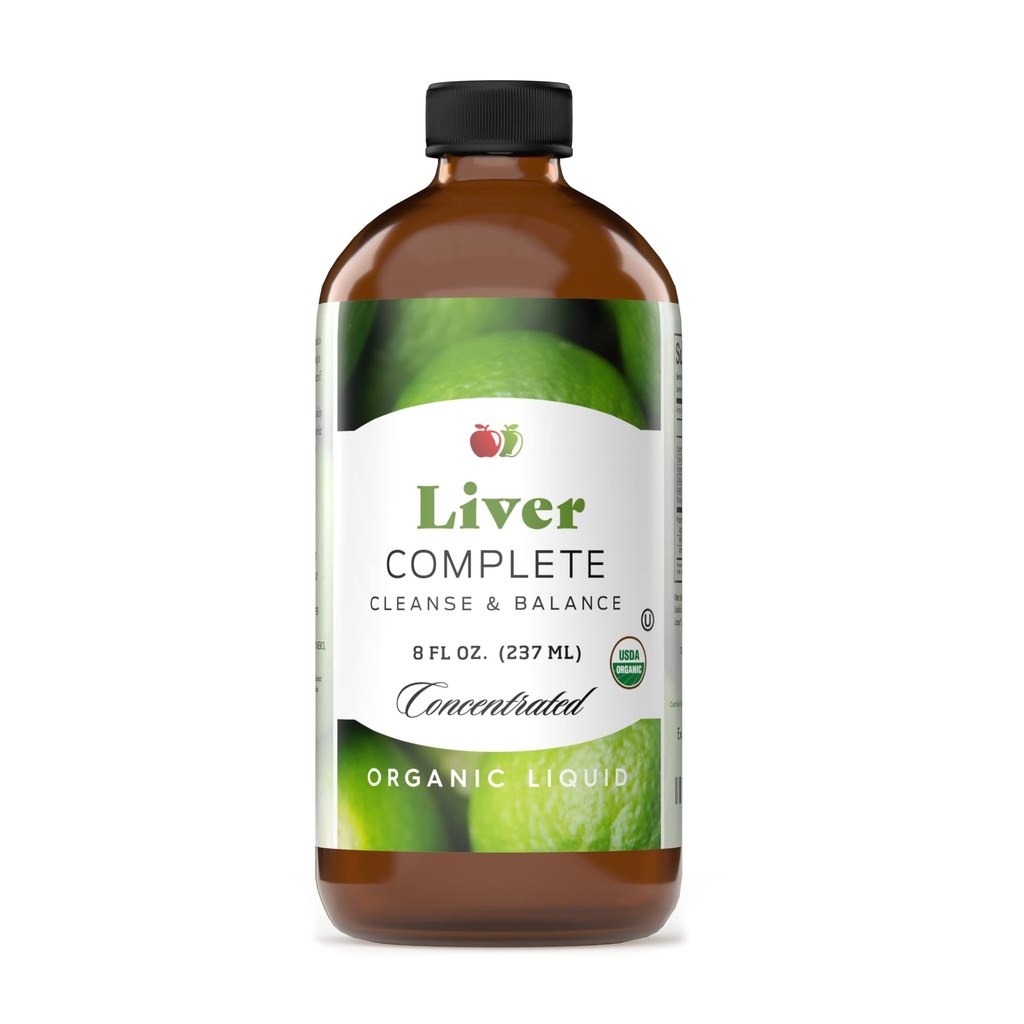 Pečeň Kompletné 8oz Organické Tekutý koncentrát - Pečeň Čistiť & Tráviace bitters Ocogar Supplement