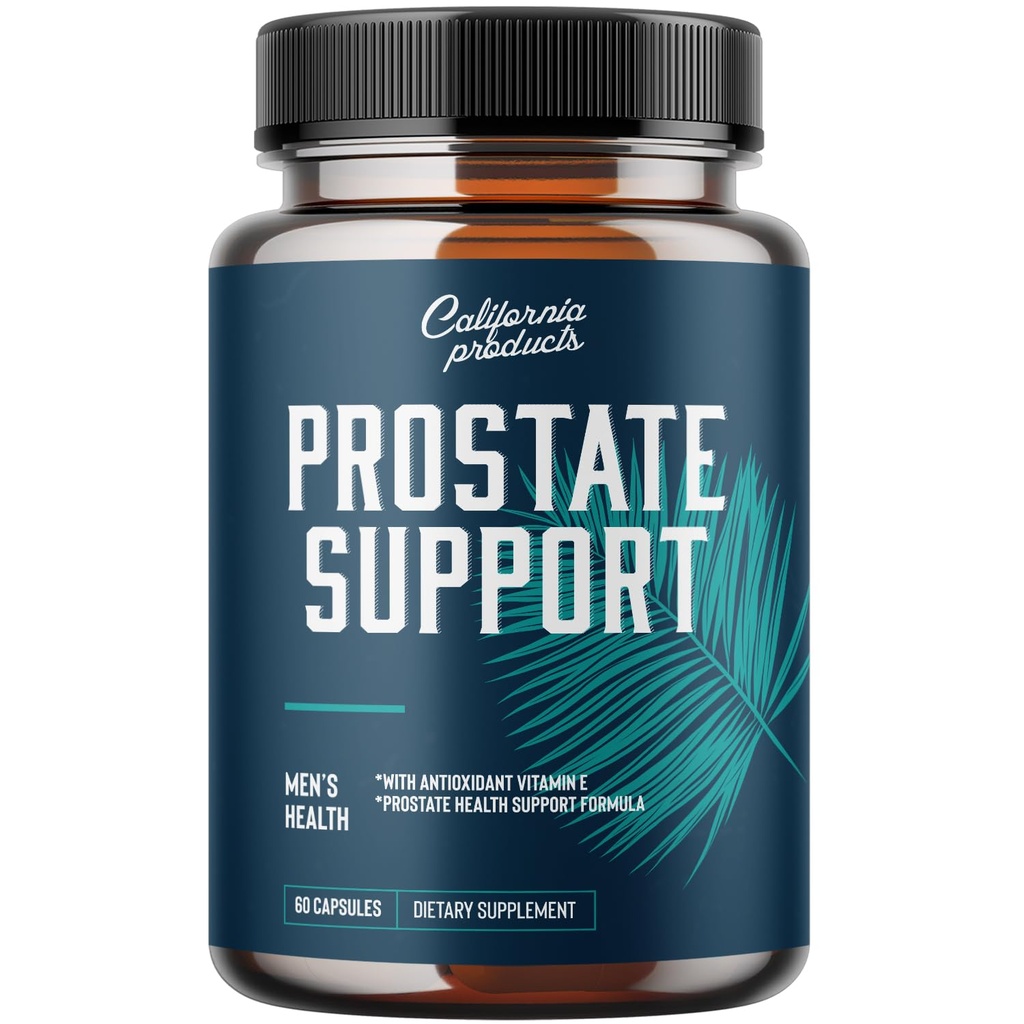 Prostata Support Supplement for Men, Pygeum with Pure Saw Palmetto Berries Extract Vitamíny Zinok Rastlinný komplex Sterol Ľahký močový tok Muži Zdravie