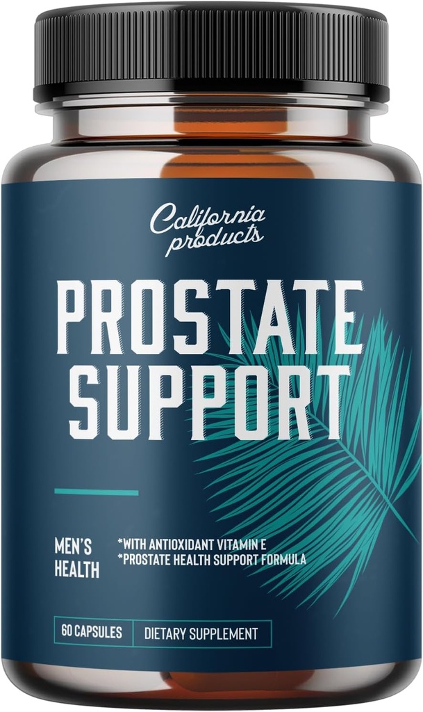 Prostata Support Supplement for Men, Pygeum with Pure Saw Palmetto Berries Extract Vitamíny Zinok Rastlinný komplex Sterol Ľahký močový tok Muži Zdravie