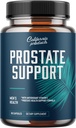 Prostata Support Supplement for Men, Pygeum with Pure Saw Palmetto Berries Extract Vitamíny Zinok Rastlinný komplex Sterol Ľahký močový tok Muži Zdravie