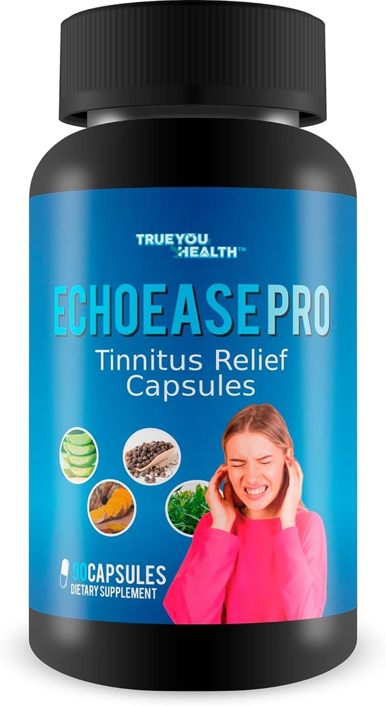 Pro EchoEase Tinnitus Relief Kapsule - Naše najlepšie Echo Ease pre Tinnitus - Tinnitus & Ušná podpora Formula - Prírodné Tinnitus liečba - Bylinné Tinnitus pomoc - Zvonenie na uchu Remedy