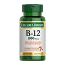 Prírodné Bounty Vitamín B12 1000 mcg Doplnky, podporuje energetický metabolizmus, 200 Ct