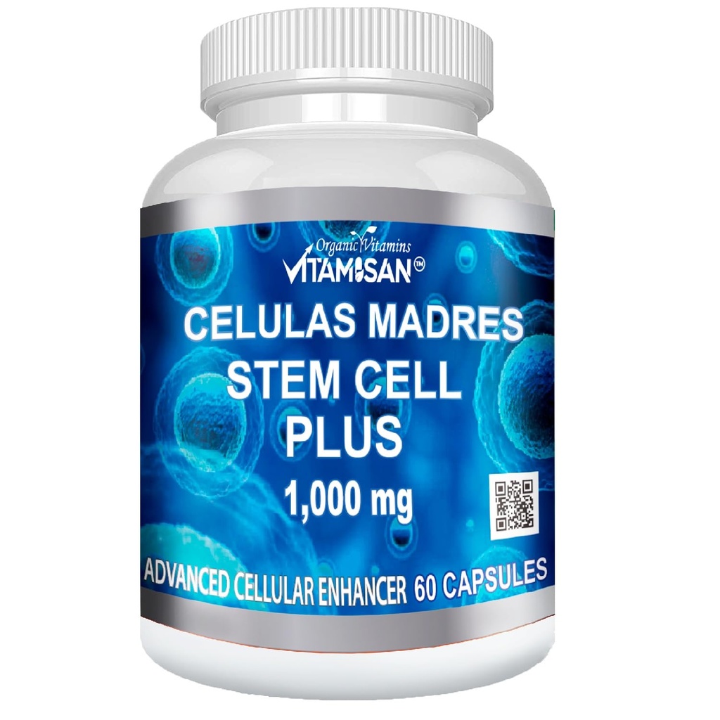 Celulas Madres 60 Kapsule Vitamisan 1000 mg Aphanizomenon Flos-aquae Blue Green Algae AFA Stem Natural Cell