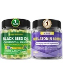 NEVISS Melatonin 60 mg Gummy + Gumičky čierneho semena