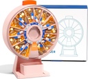Odaro Large Pill Dispenser, Týždenné pilulky Organizátor 7 deň Am Pm / 14 deň pilulky Box, Denná medicína Organizátor pilulky s stenou-požadované alebo stále použitie pre vitamín, doplnok, Medicína - ružová
