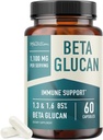 Beta Glucan Supplement 1100mg for Immunition, Skin & Gut Support 