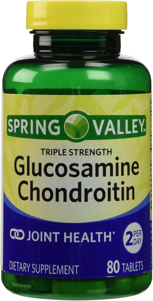 Jarné údolie - Glukozamín Chondroitín, trojitá sila, 80 tabliet