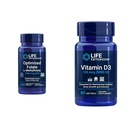 Life Extension Optimalizované Folate Heart & Brain Support Tablety a vitamín D3 Bone, Mozog & Immune Health Softgels - 100 tabliet, 60 Softgels