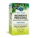 Prírodné faktory Celozemské & more, prenatálne prenatálne multivitamíny a minerály, celé jedlo doplnok, Vegan, 60 tabliet