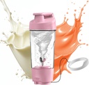 Hurricup 22 Oz Protein Shaker fľaša pre proteínové zmesi, BPA zadarmo Protein Shaker poháre pre proteíny Shakes, Srvátka smoothie pohár pre precvičenie Mixer fľašu, Gym príslušenstvo pre ženy a mužov, ružová