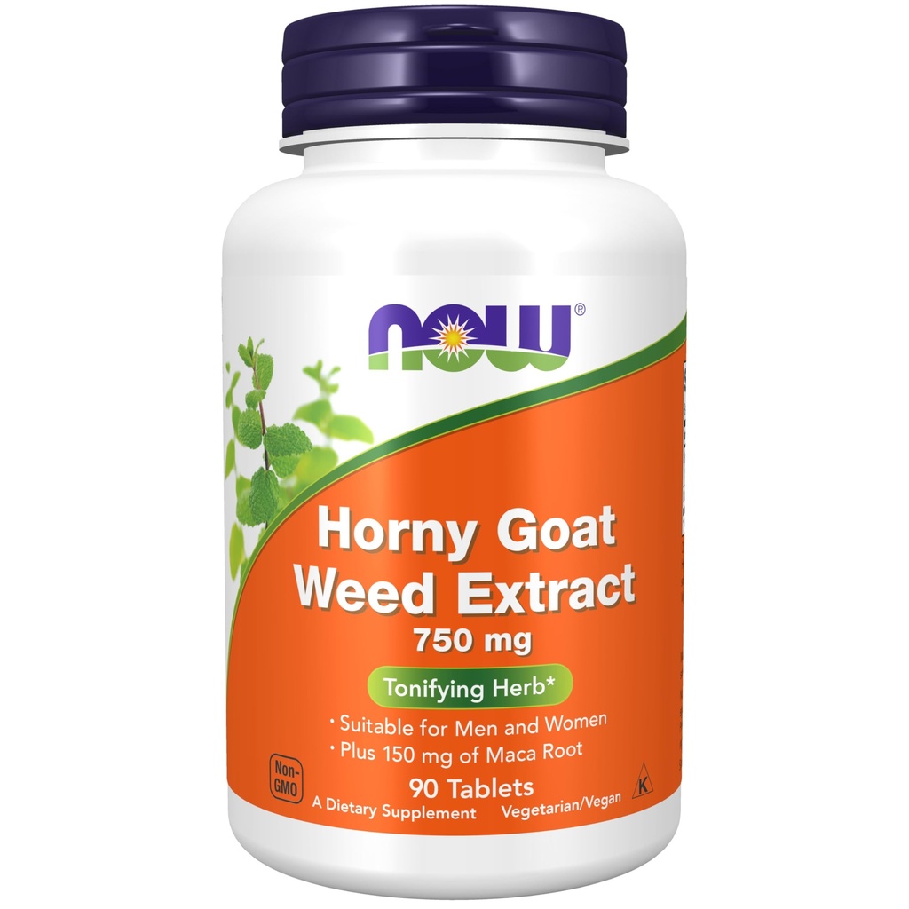 Teraz doplnky, Horny koza Weed Extract 750 mg Plus 150 mg Maca Root, Tonifying Herb*, 90 tabliet