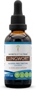 Tajomstvá tekutého extraktu bez obsahu alkoholu z kmeňa Lungwort, Lungwort (Pulmonaria officinalis) sušeného listového tinktúrového doplnku 2 oz