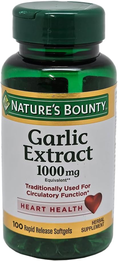 Nature's Bounty Cesnak 1000 mg Softgels 100 ea