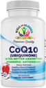 CoQ10 (Ubichinón) - 30 Kapsule - Ultra Lepšia absorpčná formula - Podpora energie a vytrvalosti - Vegan a Vegetarián priateľsky - bez umelých prísad