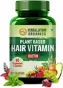 Rastlinné vitamíny pre vlasy biotín (60 Veg kapsuly) 100% bylinné s NO Známe vedľajšie účinky - podľa lekárne
