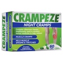 Crampeze Night Cramps Natural Relief of Muscle Cramps, Spasms & Tired Legs 60 Kapsule