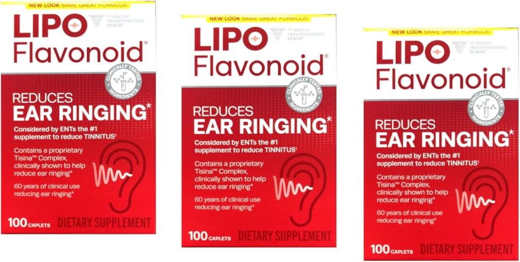 Lipo-Flavonoid Plus Dietary Supplement, pre zdravie ucha 100 ea Balenie 3