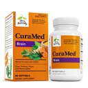 Terry prirodzene CuraMed mozog - diétne doplnok k podpore jasnosť a zameranie - mozog zdravie doplnok s Curcumin & Turmerica esenciálny olej na pomoc koncentrácia - 60 Softgels
