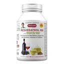 ANDREW LESSMAN Resveratrol-100 EGCG 100mg - 180 Kapsule - Dve prirodzene sa vyskytujúce antioxidanty, bez alkoholu alebo kofeínu.