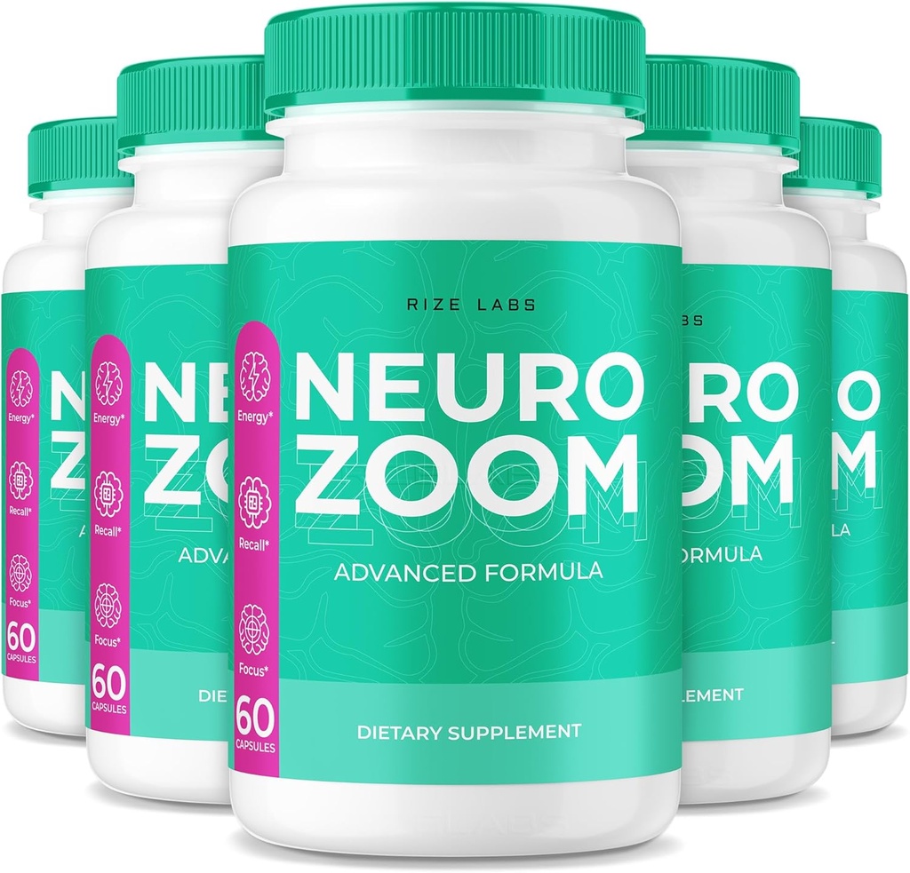 (5 balenie) Neuro zoom Supplement, Neuro zoom Organic Memory Supporting Formule, Neuro zoom znížiť negatívne účinky mozgu hmla, Neuro zoom používa na zvýšenie pamäte, NeuroZom Recenzia (300 Kapsule)