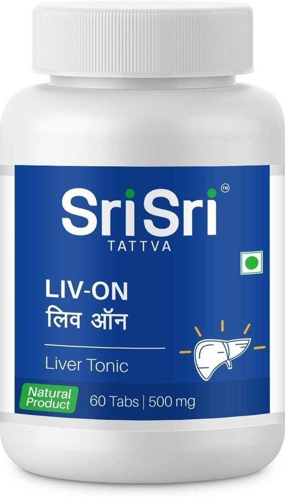 Sri Sri Products Liv-On - 60 Tab (pre všetky problémy súvisiace s pečeňou) X 1