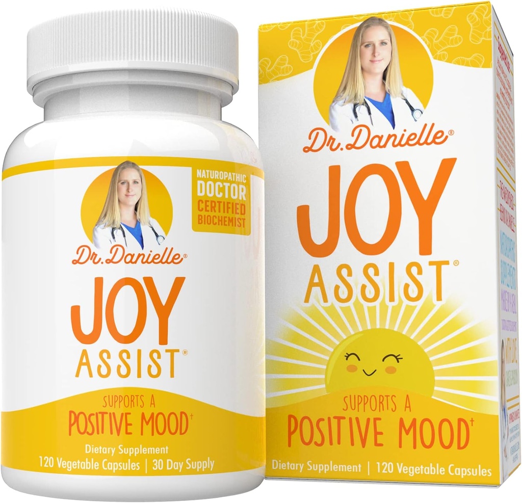 Dr. Danielle Joy Assist 100% Plant-Based Supplement for Boosting Mood