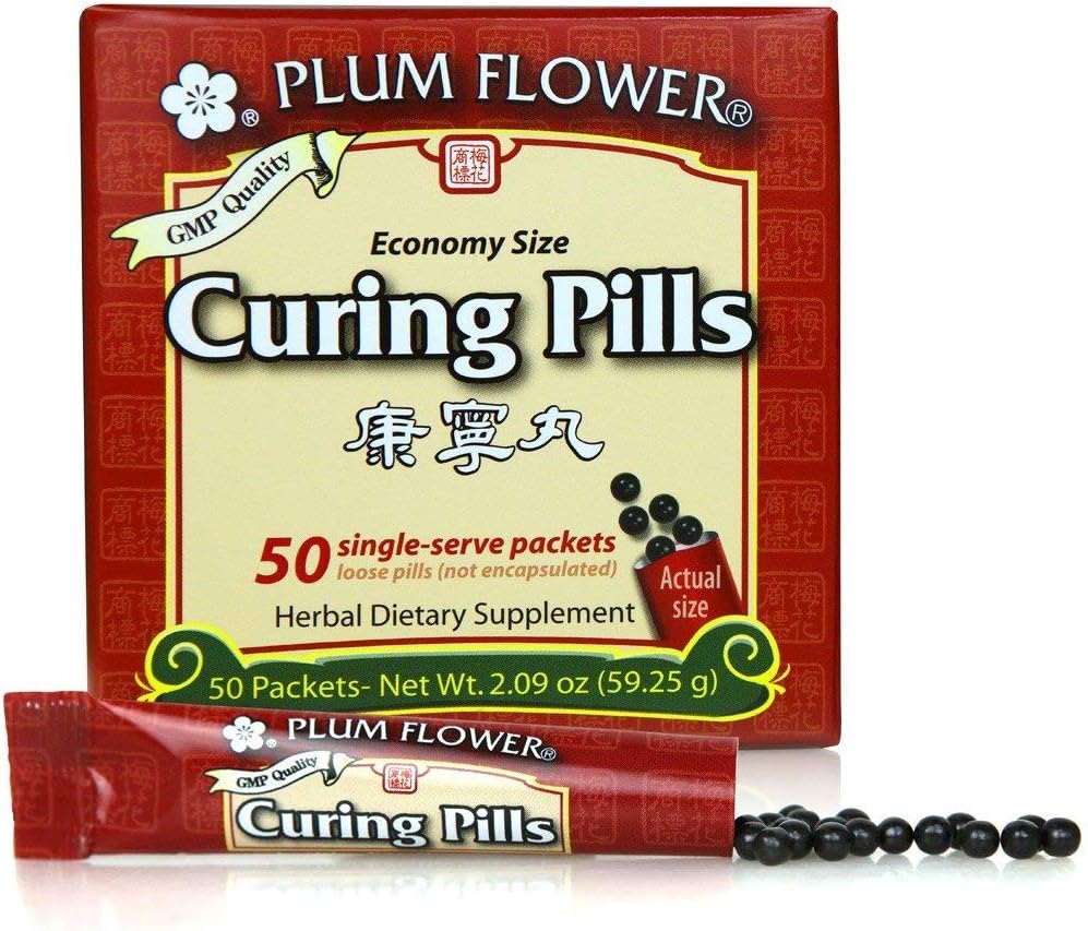 Curing Pills (Stick Pak) - Kang Ning Wan - Economy - Plum Kvetina od Mayway (Pack of 50)