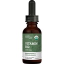 Organický vegánsky vitamín B12 Sublingválny tekutý doplnok - 2500mcg Metylkobalamín kvapky pre prírodnú energiu, metabolizmus zdravie a imunitný systém podpora - 1 Fl Oz